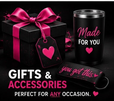 Shop custom gifts and personalized accessories including bags, tumblers, hats, decals, keychains, keepsakes, business gifts, and more. Fast turnaround, nationwide shipping, and Nashville pickup.