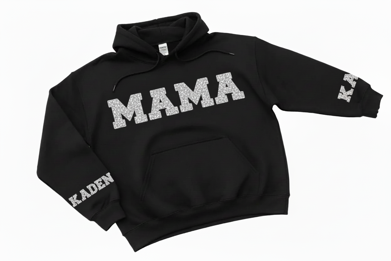 Custom 3‑D Puff MAMA Sweatshirt