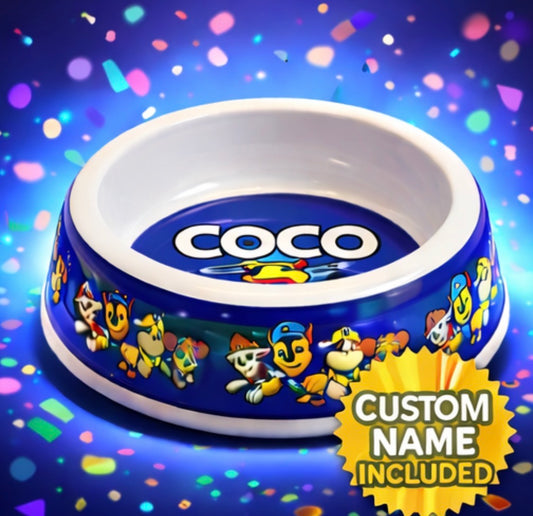 Personalized Dog Bowl with Name | Custom Pet Food & Water Bowl