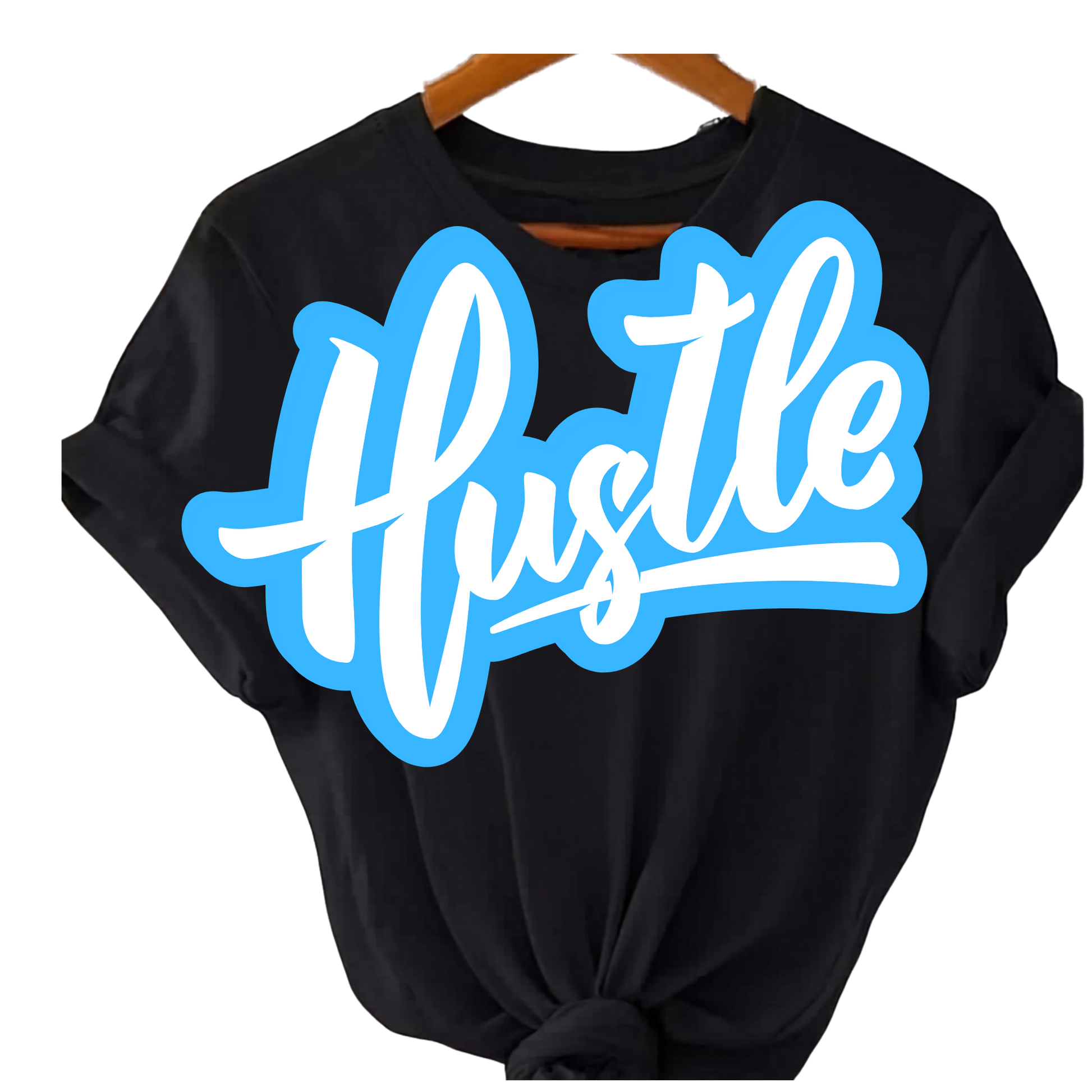 Pink Hustle Tee by Shamus & Co featuring a bold graphic print, unisex streetwear T-shirt for adults.
