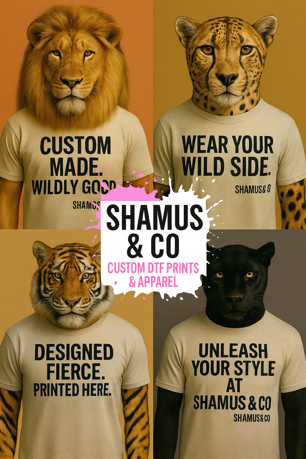 ✨ Custom FUN T-Shirts - Shamus & Co 