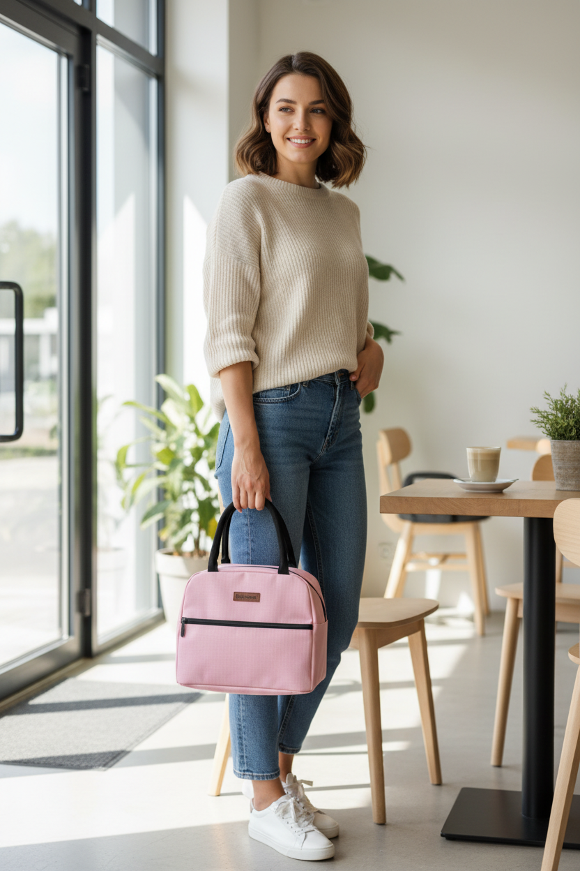Blush Luxe Lunch Tote – Customizable | Shamus & Co