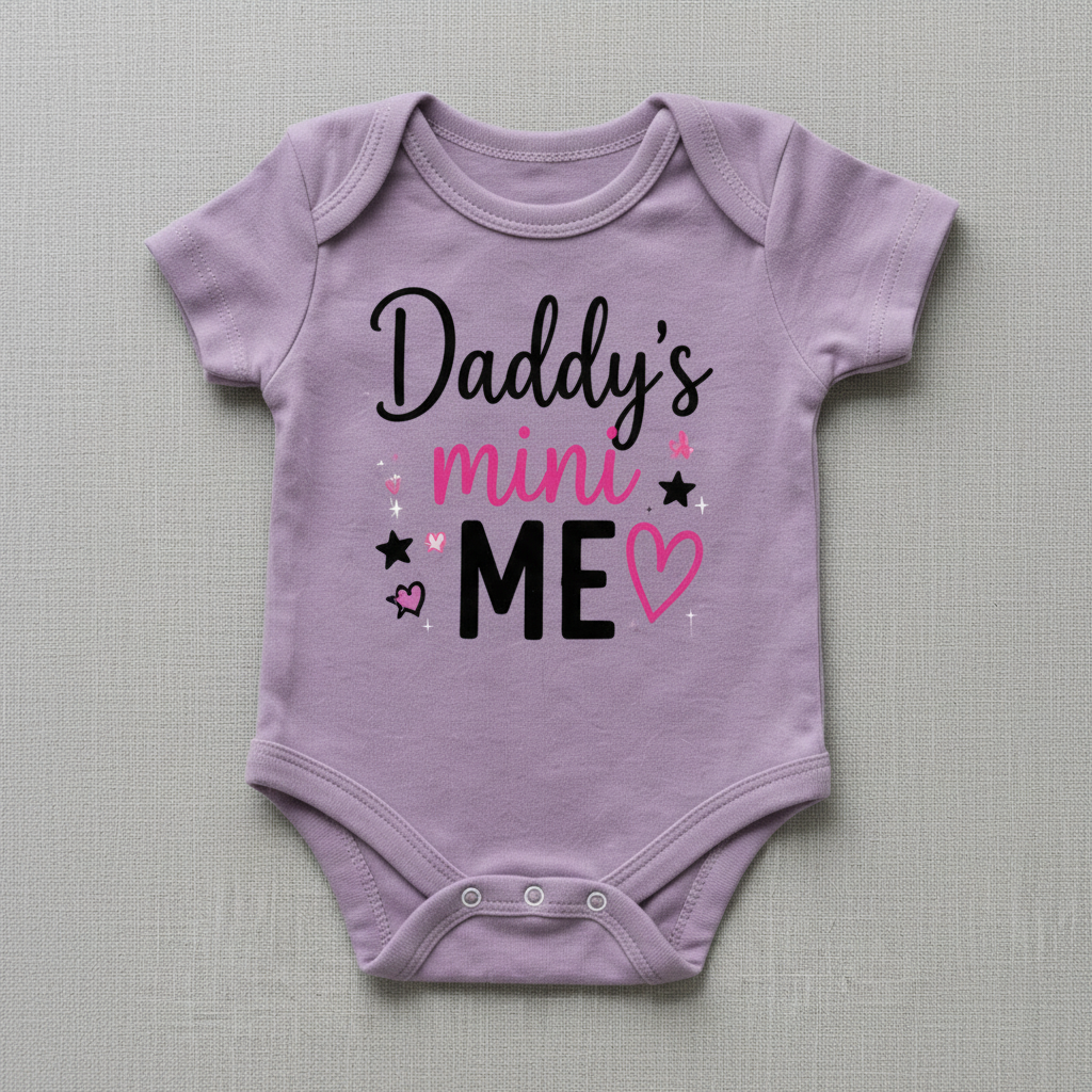 Cute baby onesie by Shamus & Co featuring personalized design, perfect for baby shower gift, made of soft fabric for babies.