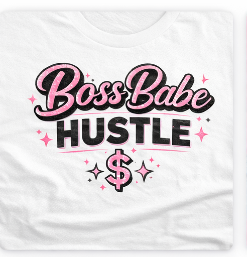 Shamus & Co women's Boss Babe T-shirt with "Babes Build Empires" graphic, casual adult tee for entrepreneurs and empowerment.