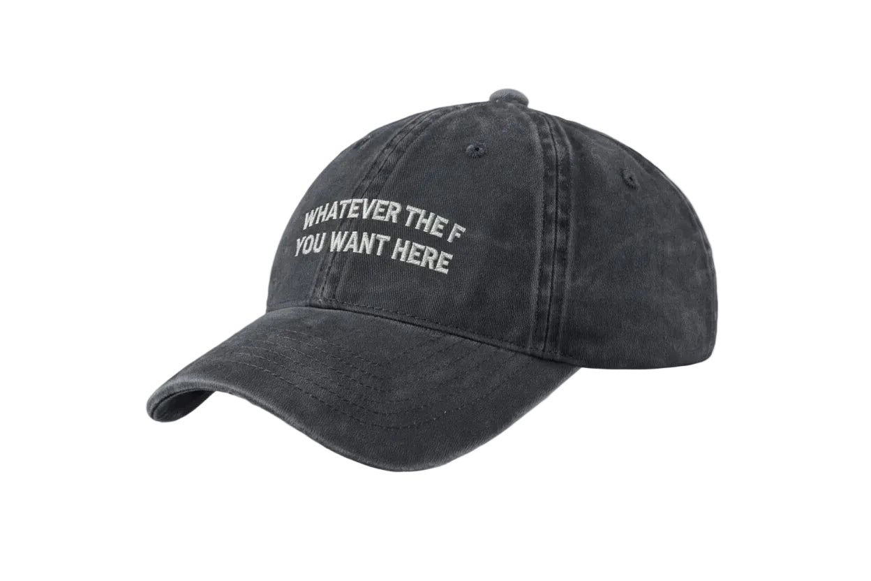 Vintage washed distressed custom Hats – personalized gift by Shamus & Co 