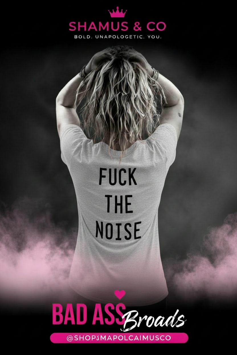 FUCK the NOISE Grey  Tee