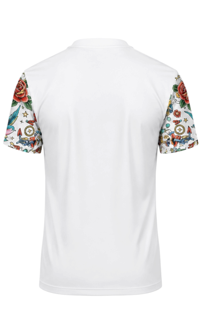 Baby Tatted Tipsy Graphic T-Shirt by Shamus & Co featuring a fun, colorful printed design on soft fabric.