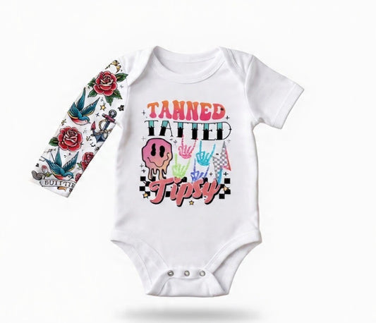 Tanned Tatted & Tipsy Mommy & Me Matching Set | Baby & Toddler