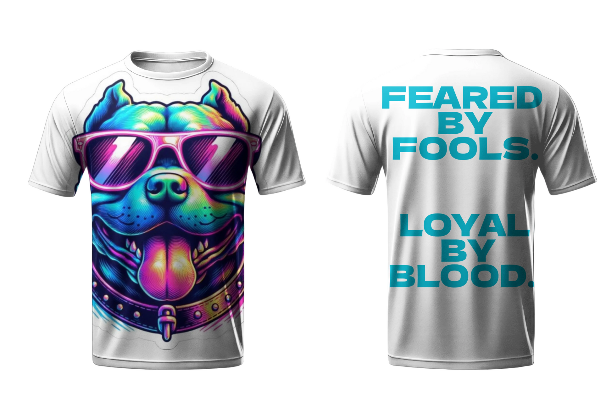 PIT BULLS TEE : Feared By Fools, Loyal by Blood - Shamus & Co 