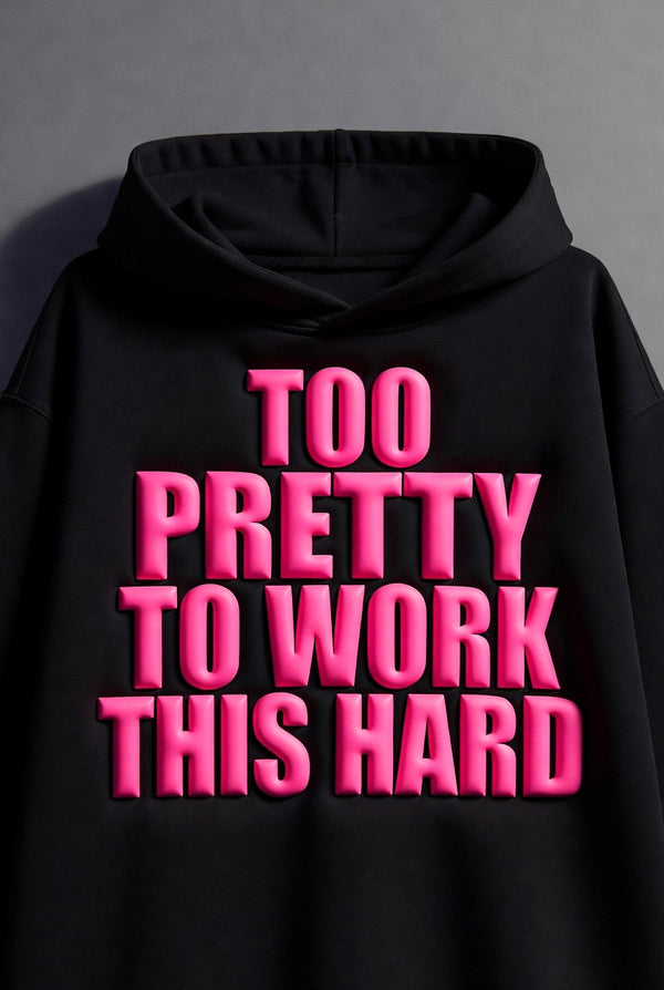3D Puff Print Hoodies | Trendy Custom Graphic Hoodies